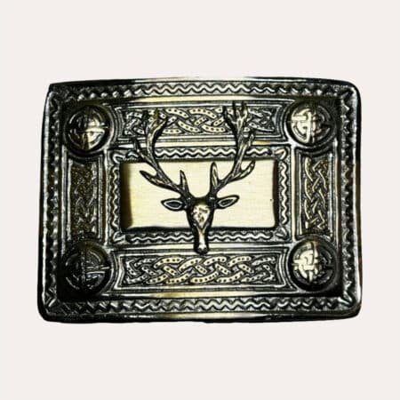Antique Stag Head Buckle