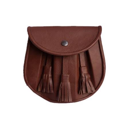 Brown Leather Rob Roy Sporran