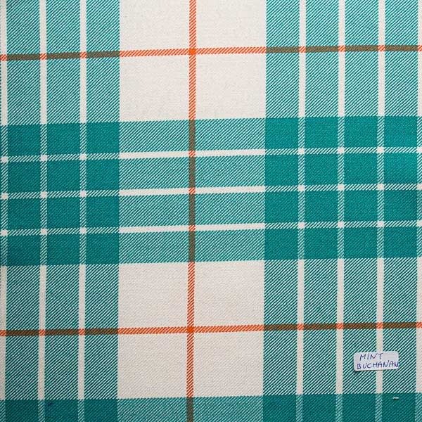 Buchanan Mint tartan swatch