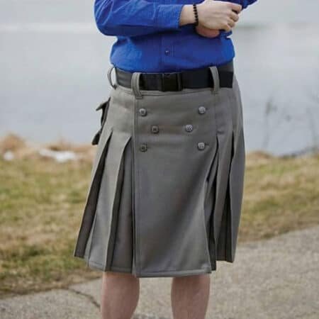 Cargo Utility Kilt With Dual Pockets