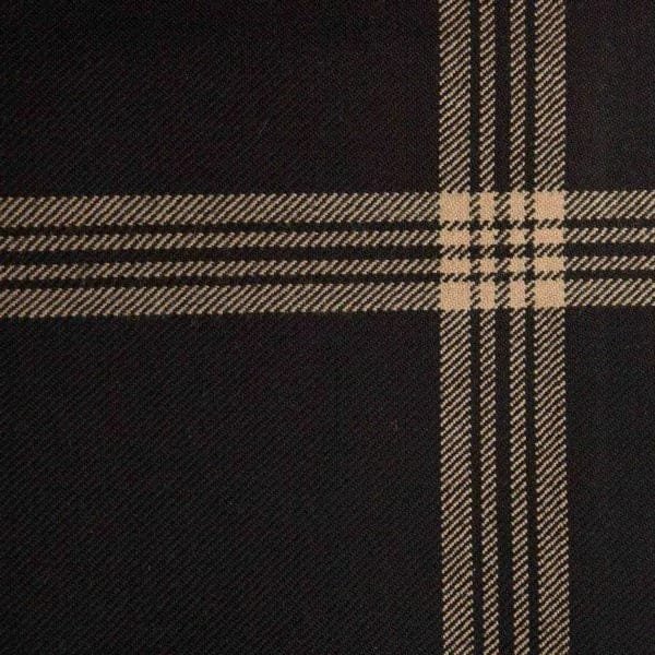 Celtic Black tartan swatch