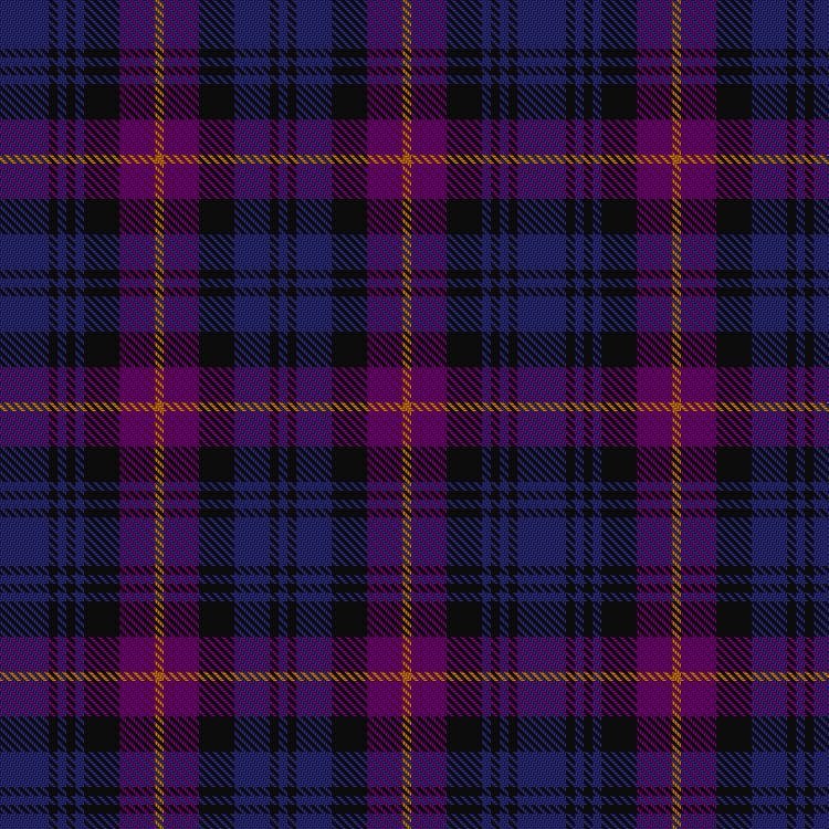 Clemson University tartan swatch