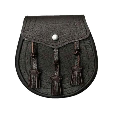 Dark Brown Classic Design Leather Sporran
