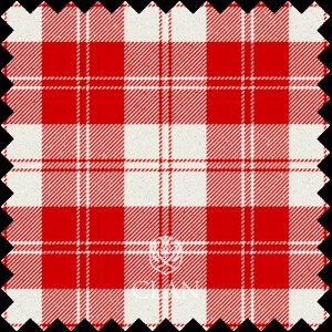 Erskine Red tartan swatch