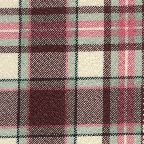 Etive Burgundy tartan swatch
