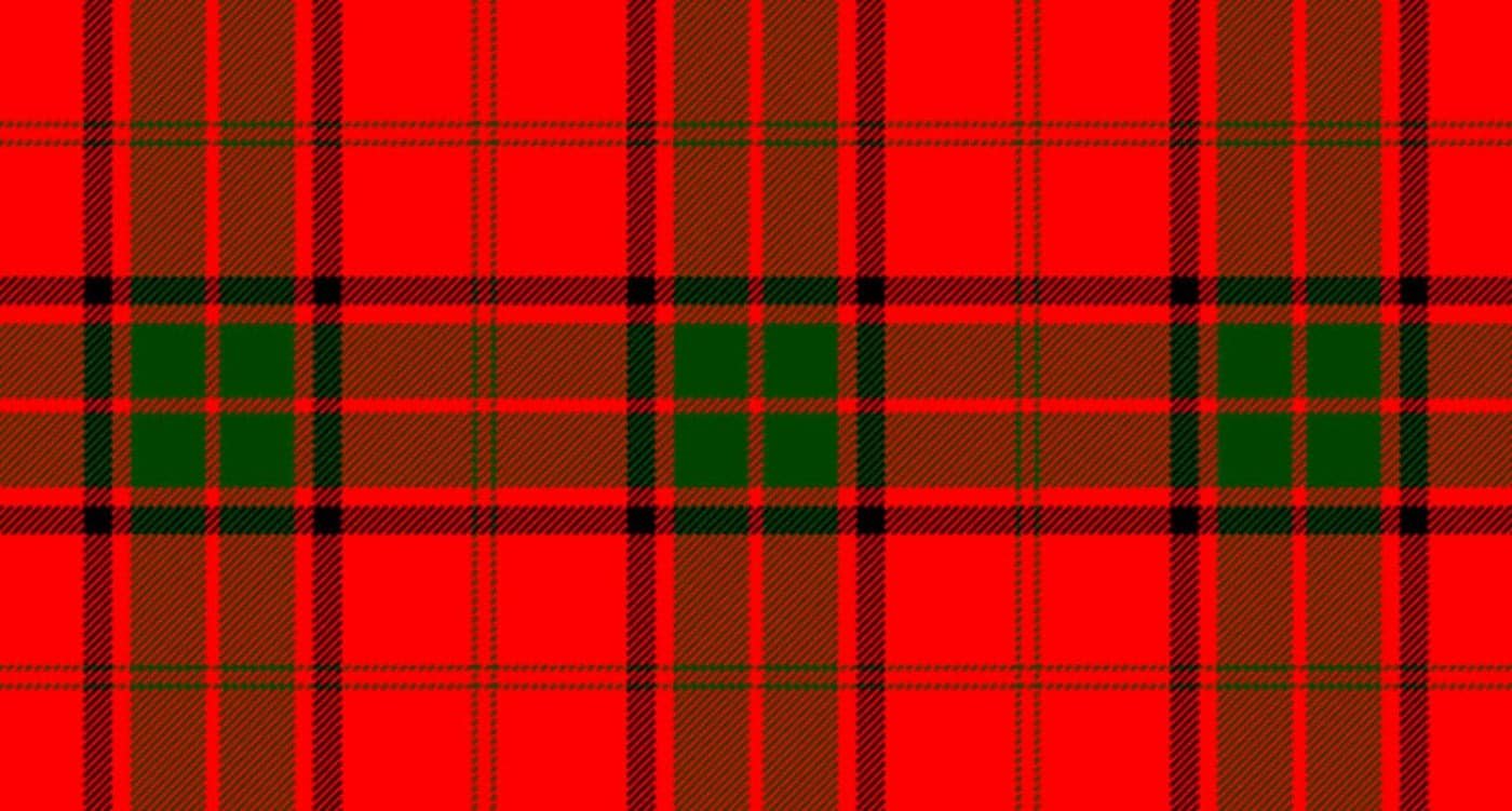 Family Maxwell tartan swatch