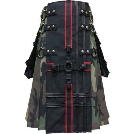 Interchangeable Camouflage Gothic Utility Kilt