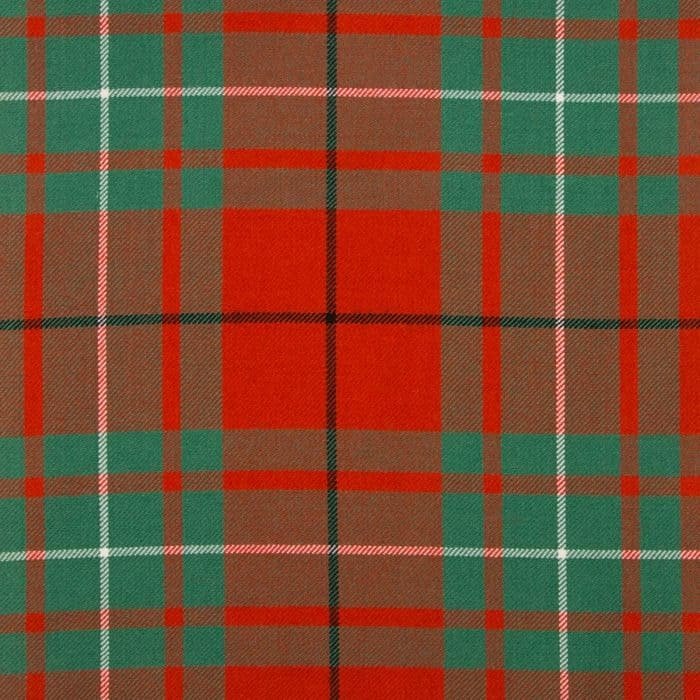 MacAulay Red Ancient tartan swatch