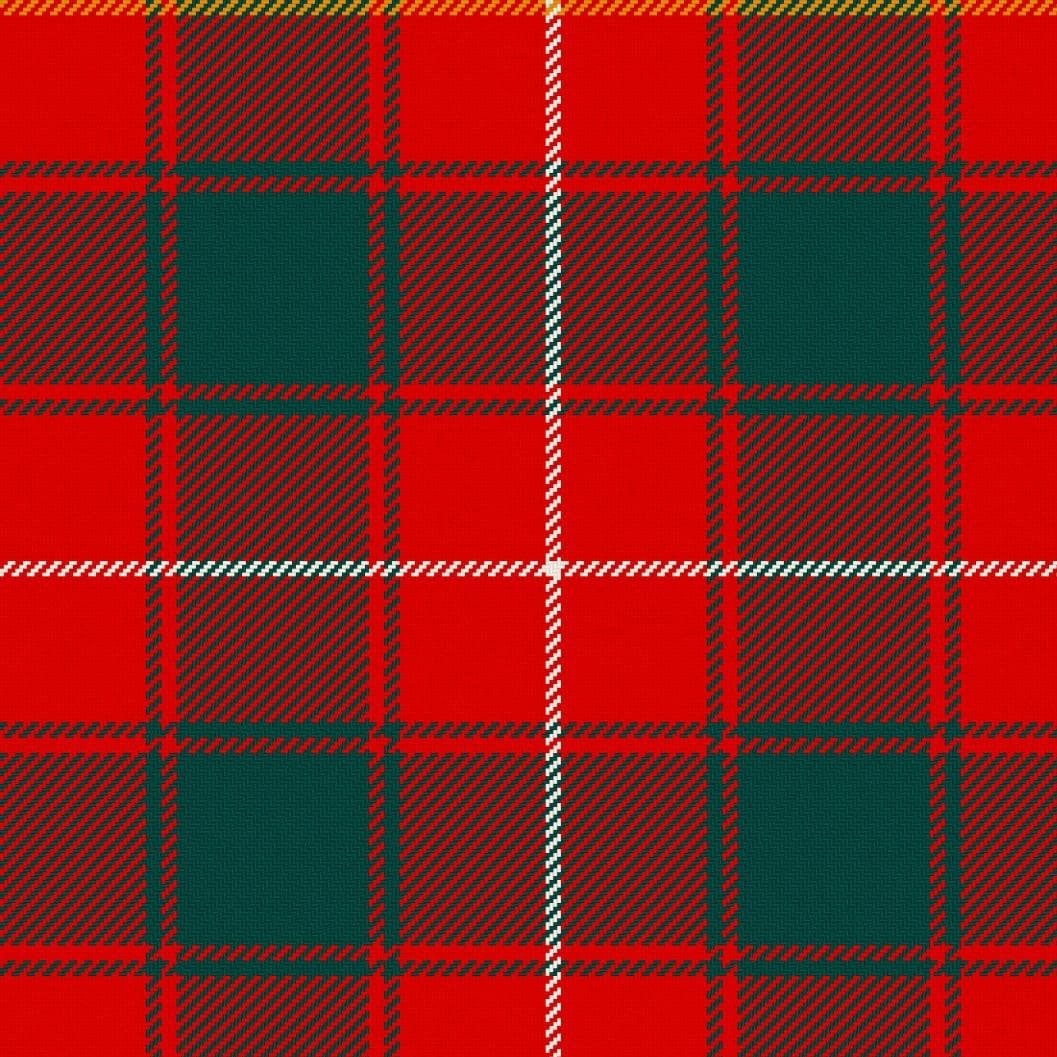 MacPhee Red Modern tartan swatch