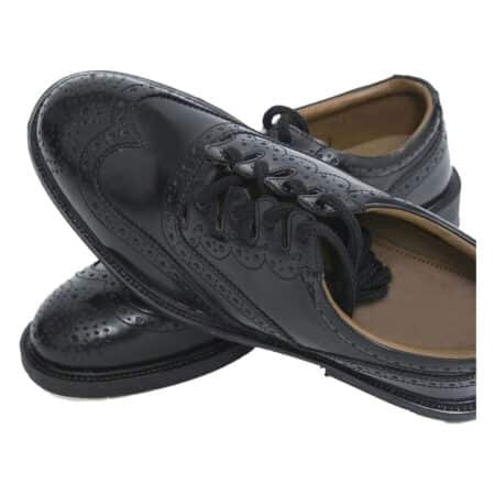 Mens Scottish Leather Ghillie Brogues Kilt Shoes