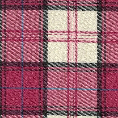 Menzies Raspberry tartan swatch
