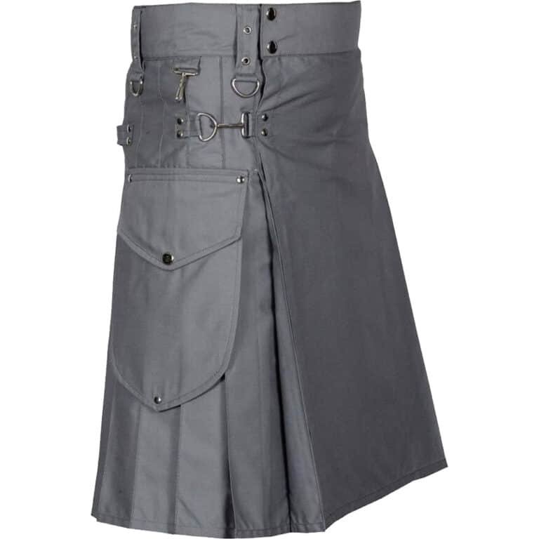 Modern Utility Kilt With Cargo Pockets