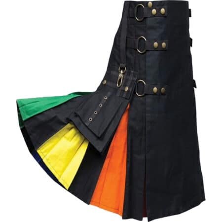 RainBow Utility Kilt For Men