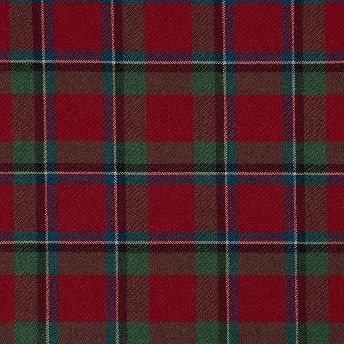 Sinclair Red Muted tartan swatch