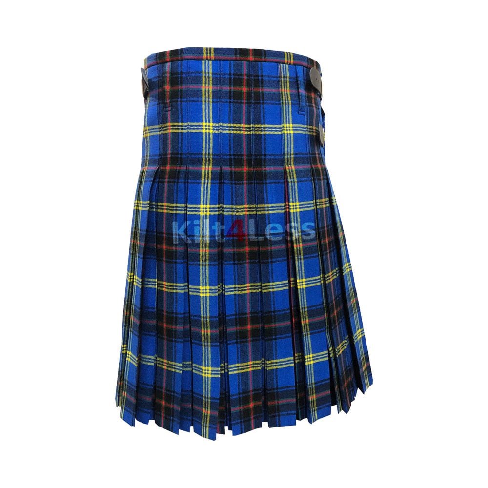 Grewar Tartan Box Pleated Tartan Kilt