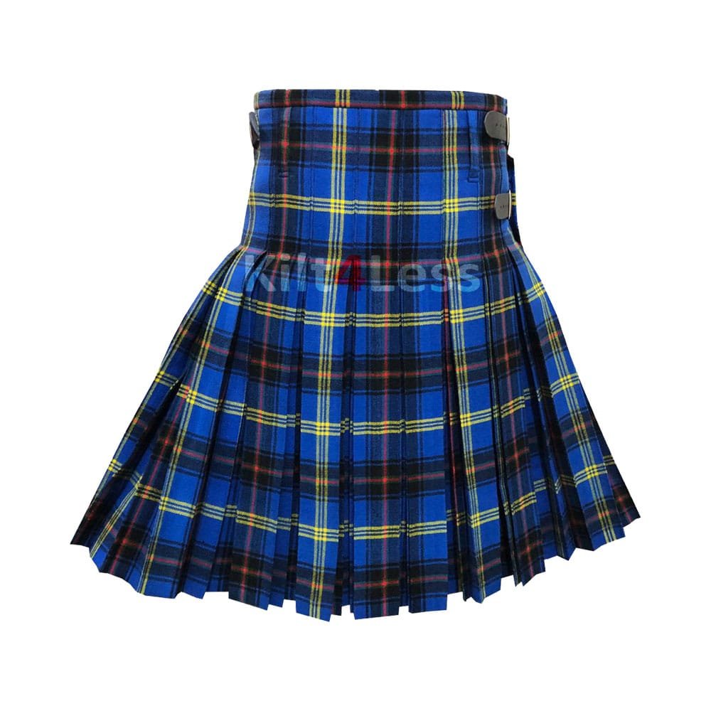 Grewar Tartan Box Pleated Tartan Kilt