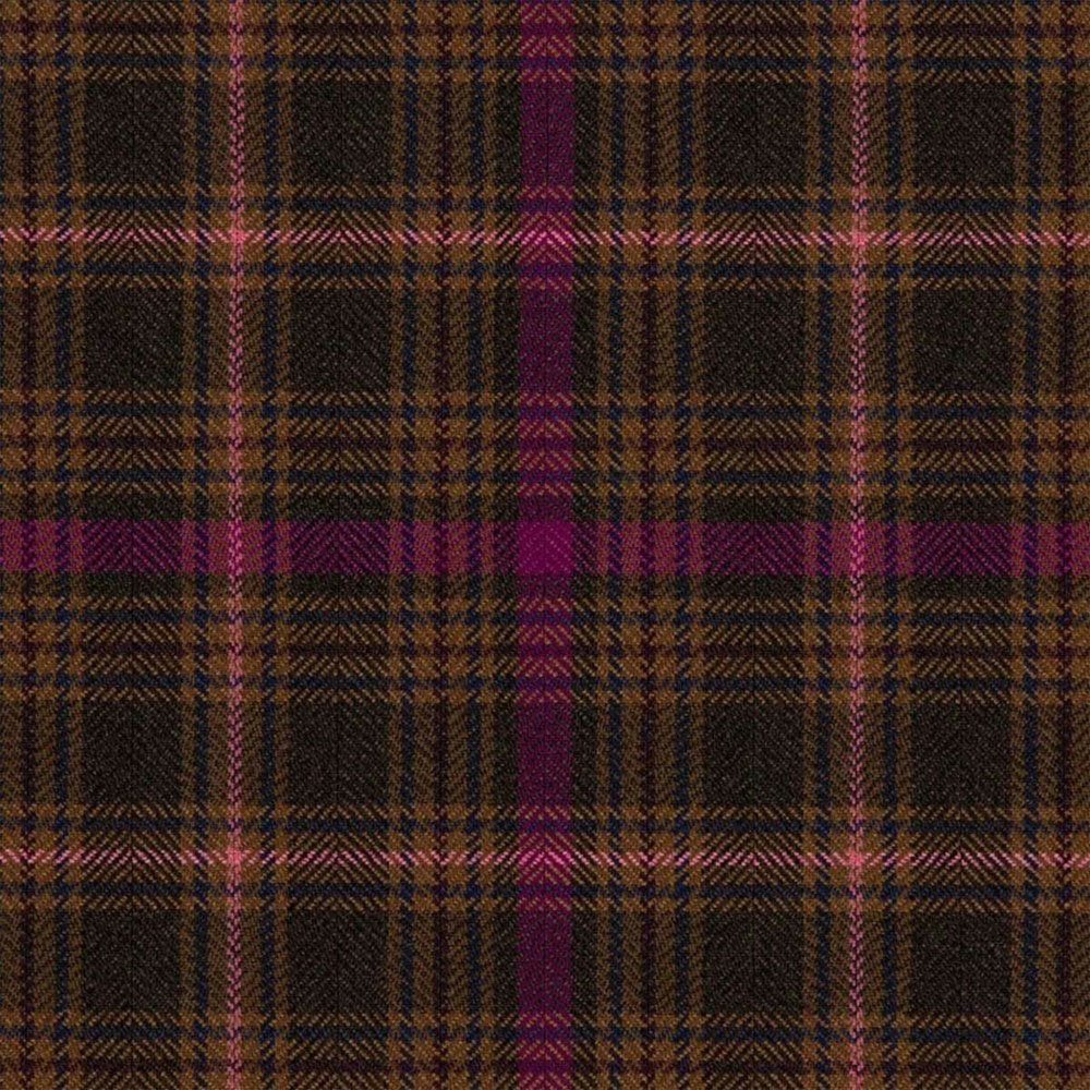 Hebridean Salmon Herringbone tartan swatch