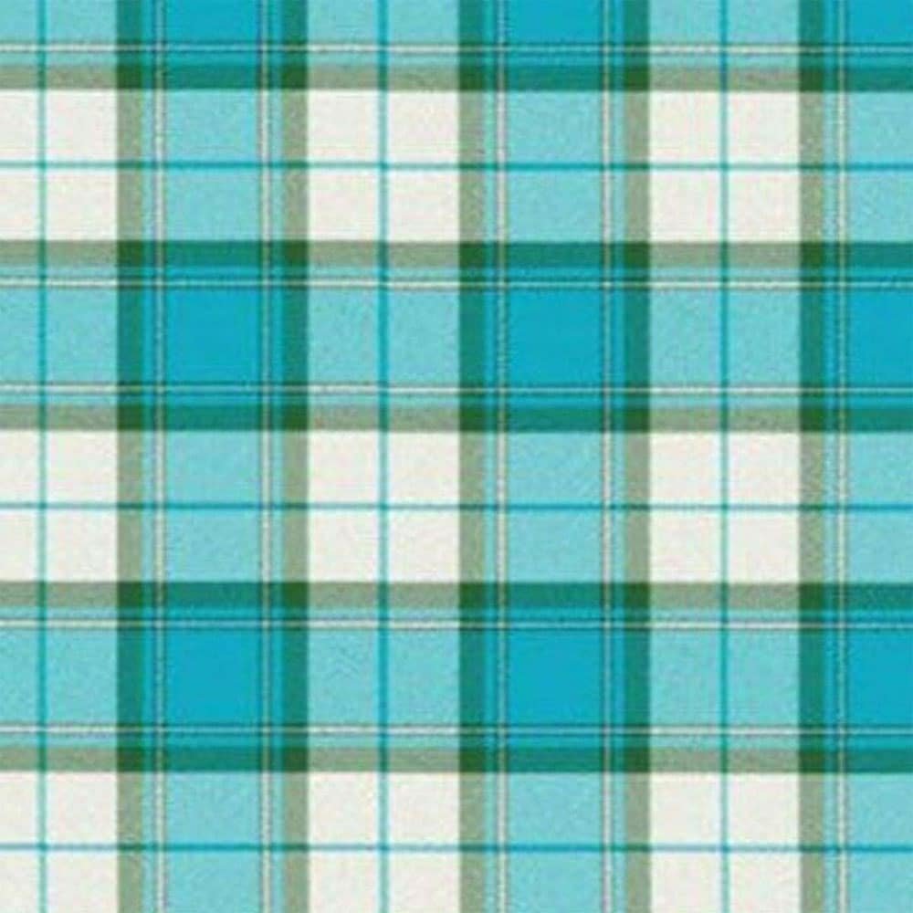 Longniddry Turquoise tartan swatch