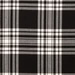 Menzies Black & White Modern tartan