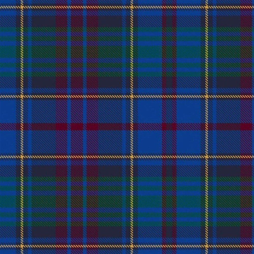 Powys County tartan swatch