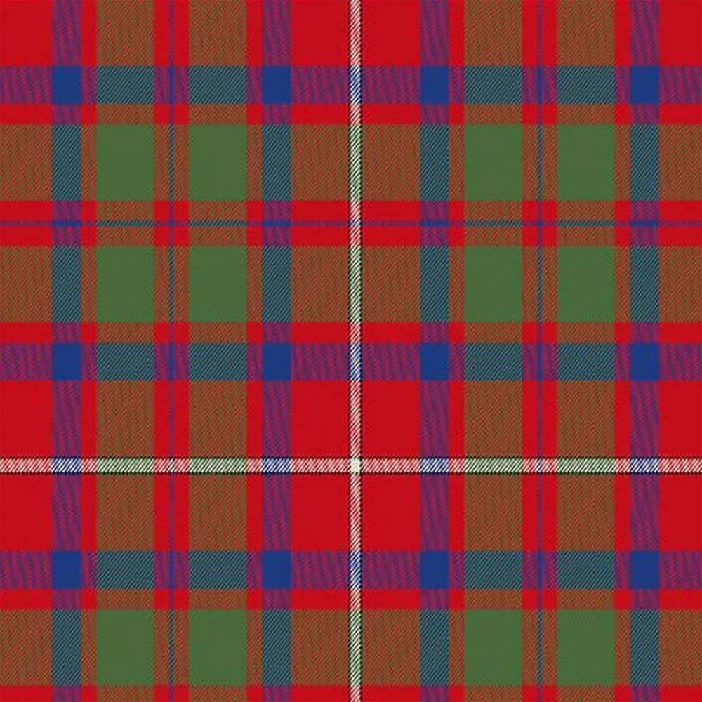 Shaw Red Modern tartan swatch