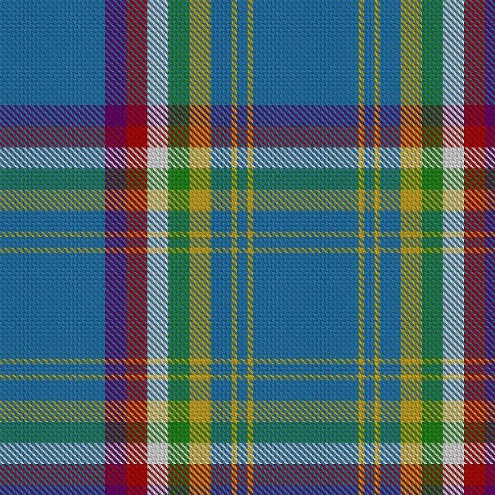 Yukon Territory tartan swatch