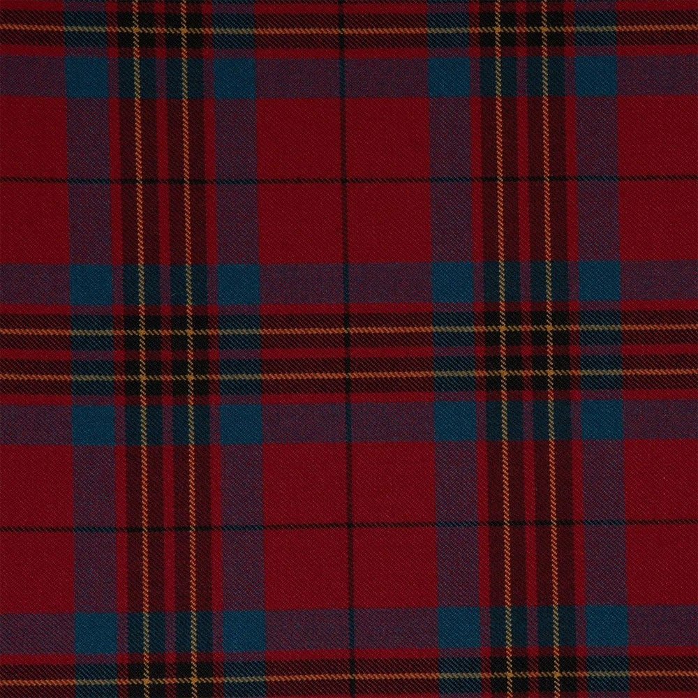 Leslie Red Muted tartan swatch