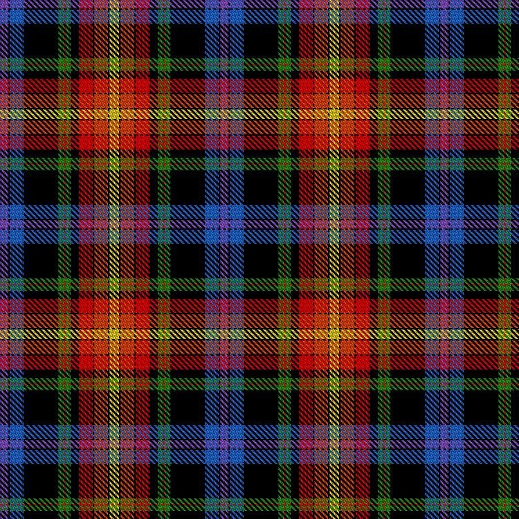 Pride of LGBT tartan swatch