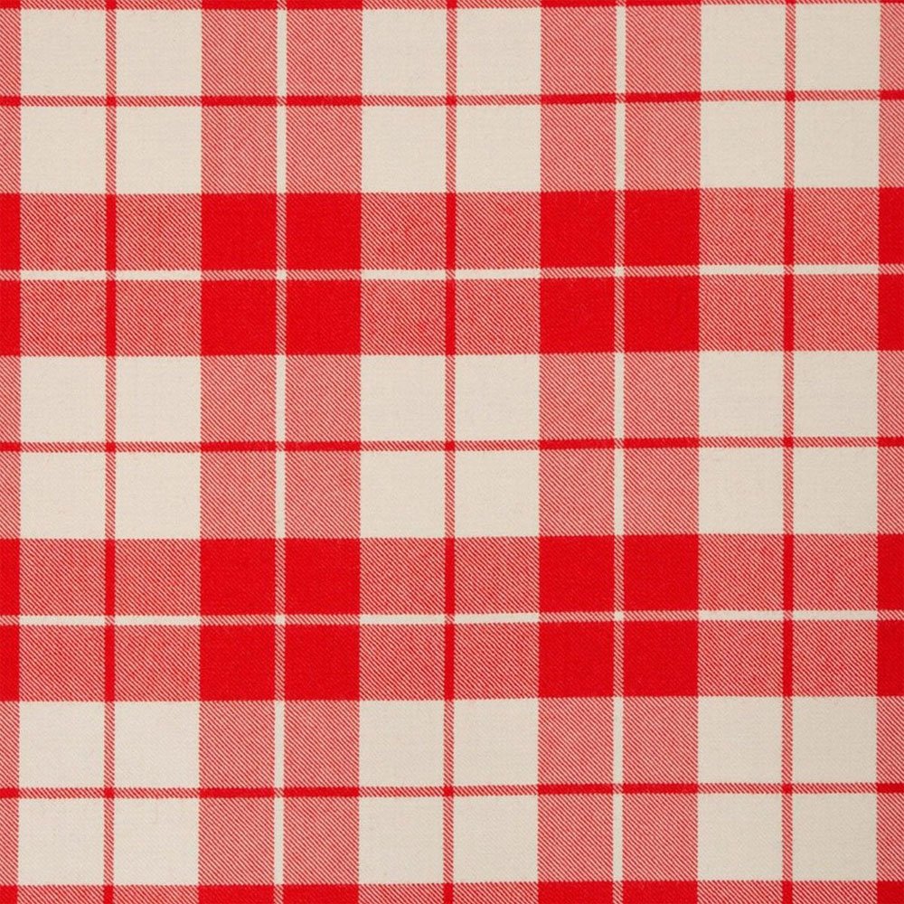 Lewis Red tartan swatch