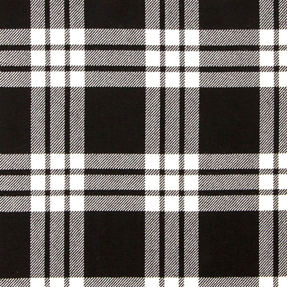 MacFarlane Black and White Ancient tartan swatch