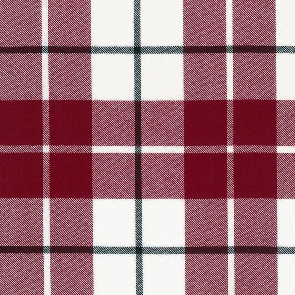 MacRae Conchra Cranberry tartan swatch
