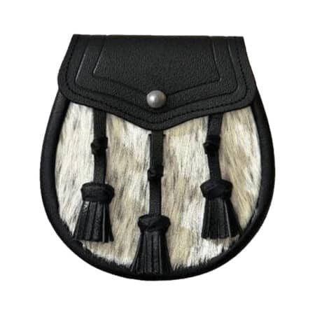 Semi Dress Natural Calfskin Classic Leather Tassel Sporran