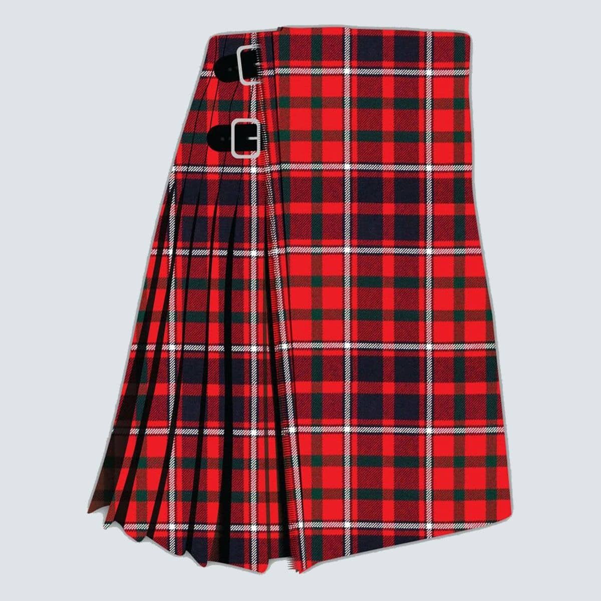 Cameron of Lochiel Red Modern Tartan Kilt