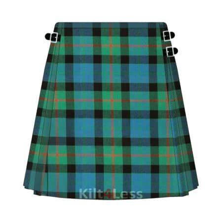 Gunn Ancient Tartan Kilted Skirt For Women