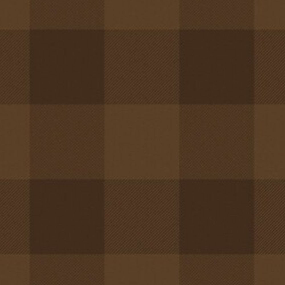 Border Shepherd's Check Black and Brown tartan swatch