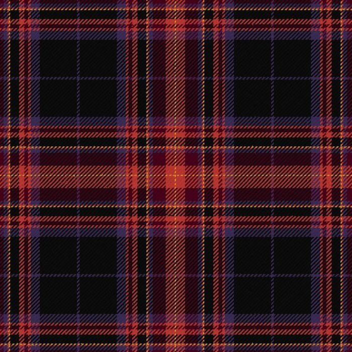 Bradshaw Black Ancient tartan swatch