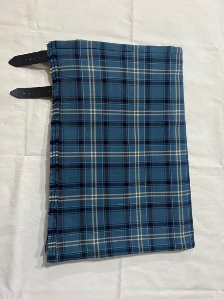 Highland Sky Tartan Kilt – Handmade to Measure
