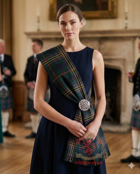 Kennedy Modern Tartan Woman Sash