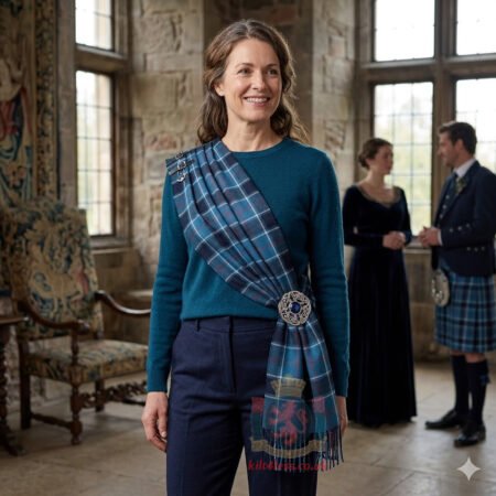 Us Navy Tartan Woman Sash