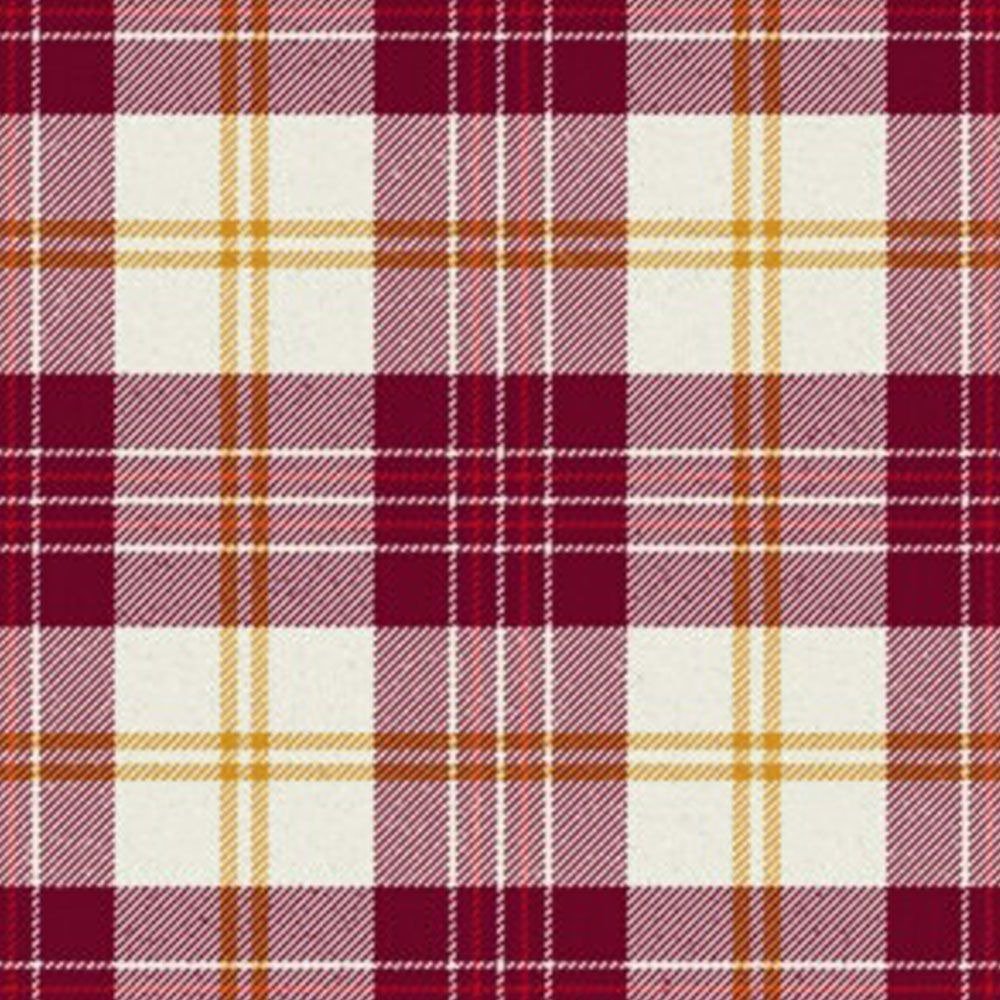 Yair Cerise tartan swatch